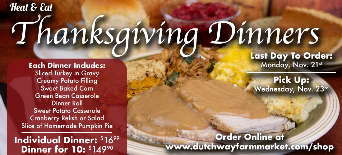 Thanksgiving Dinner 2022 Home DutchWay Farm Market